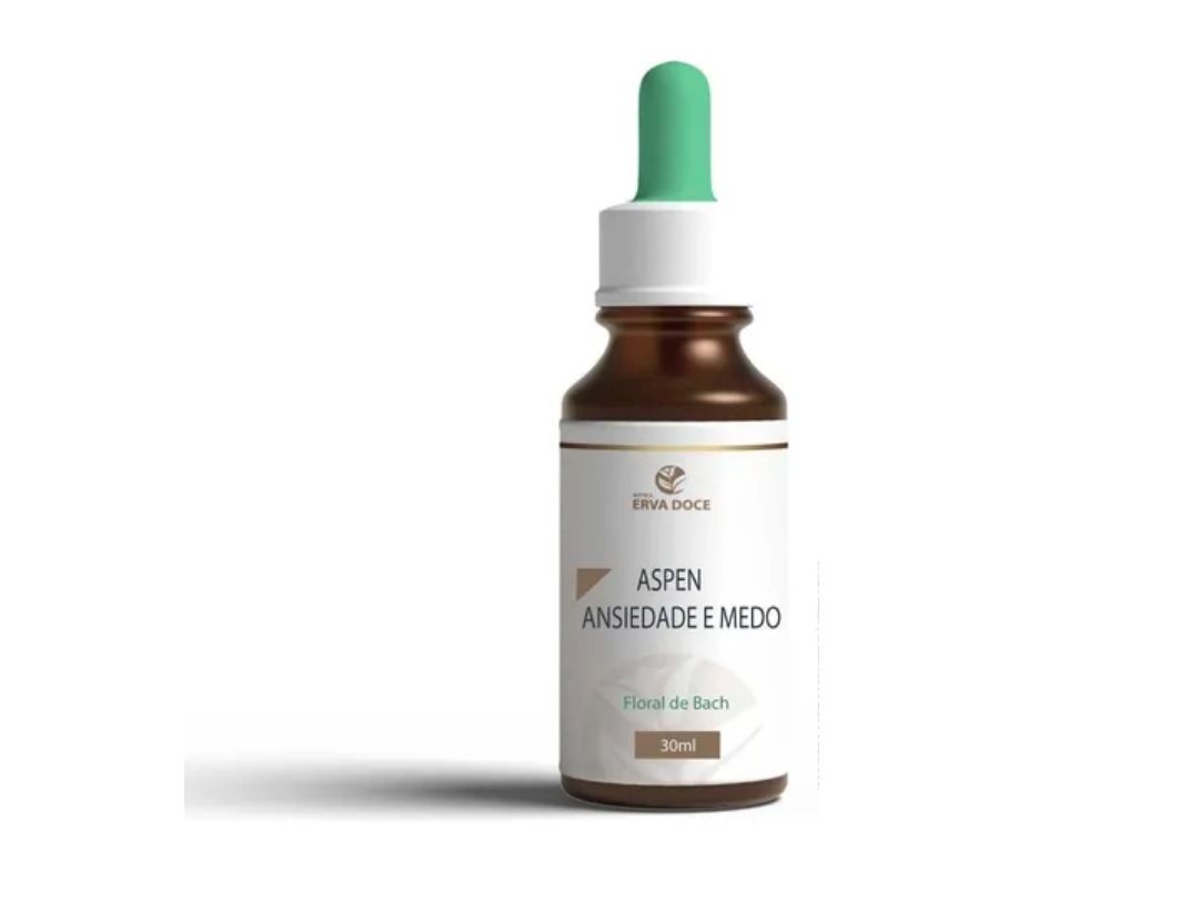 Floral De Bach Aspen Ansiedade E Medo 30ml